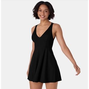 Halara Everyday Crisscross Backless Dress-No Liner Shorts